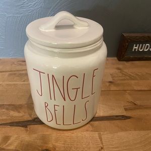 Rae Dunn JINGLE BELLS canister